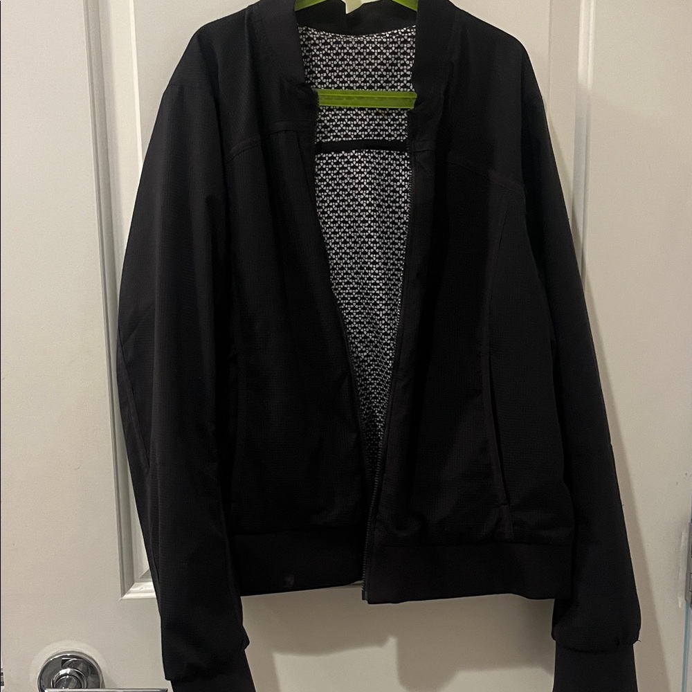 lululemon athletica Black Bomber Jacket